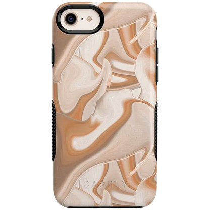 Caramel Delight | Marble Swirl Case iPhone Case get.casely Bold iPhone SE (2020 & 2022)