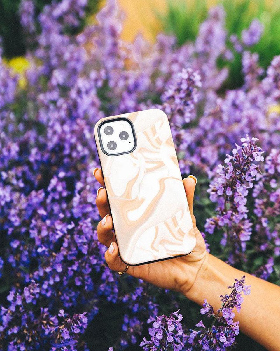 Caramel Delight | Marble Swirl Case iPhone Case get.casely