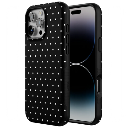 On the Dot | White Polka Dot Case