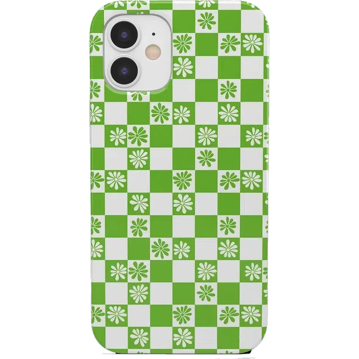 Check Mate | Daisy Checkerboard Floral Case iPhone Case get.casely Classic iPhone 12