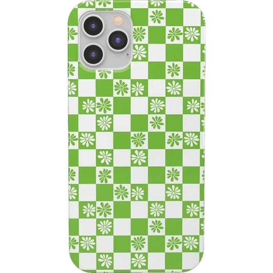 Check Mate | Daisy Checkerboard Floral Case iPhone Case get.casely Classic + MagSafe® iPhone 13 Pro Max