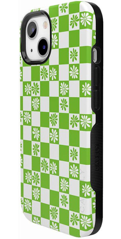 Check Mate | Daisy Checkerboard Floral Case iPhone Case get.casely