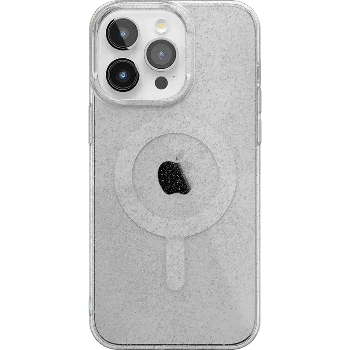 Clear Skies | Clear Shimmer Case iPhone Case get.casely Classic + MagSafe® iPhone 15 Pro