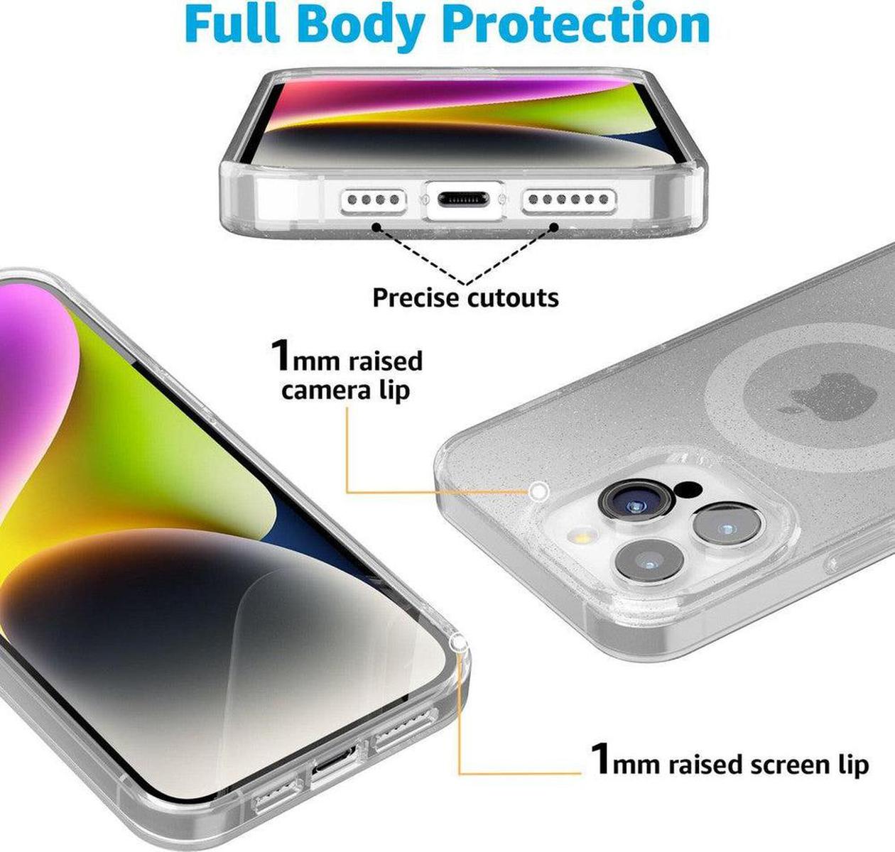 Clear Skies | Clear Shimmer Case iPhone Case get.casely