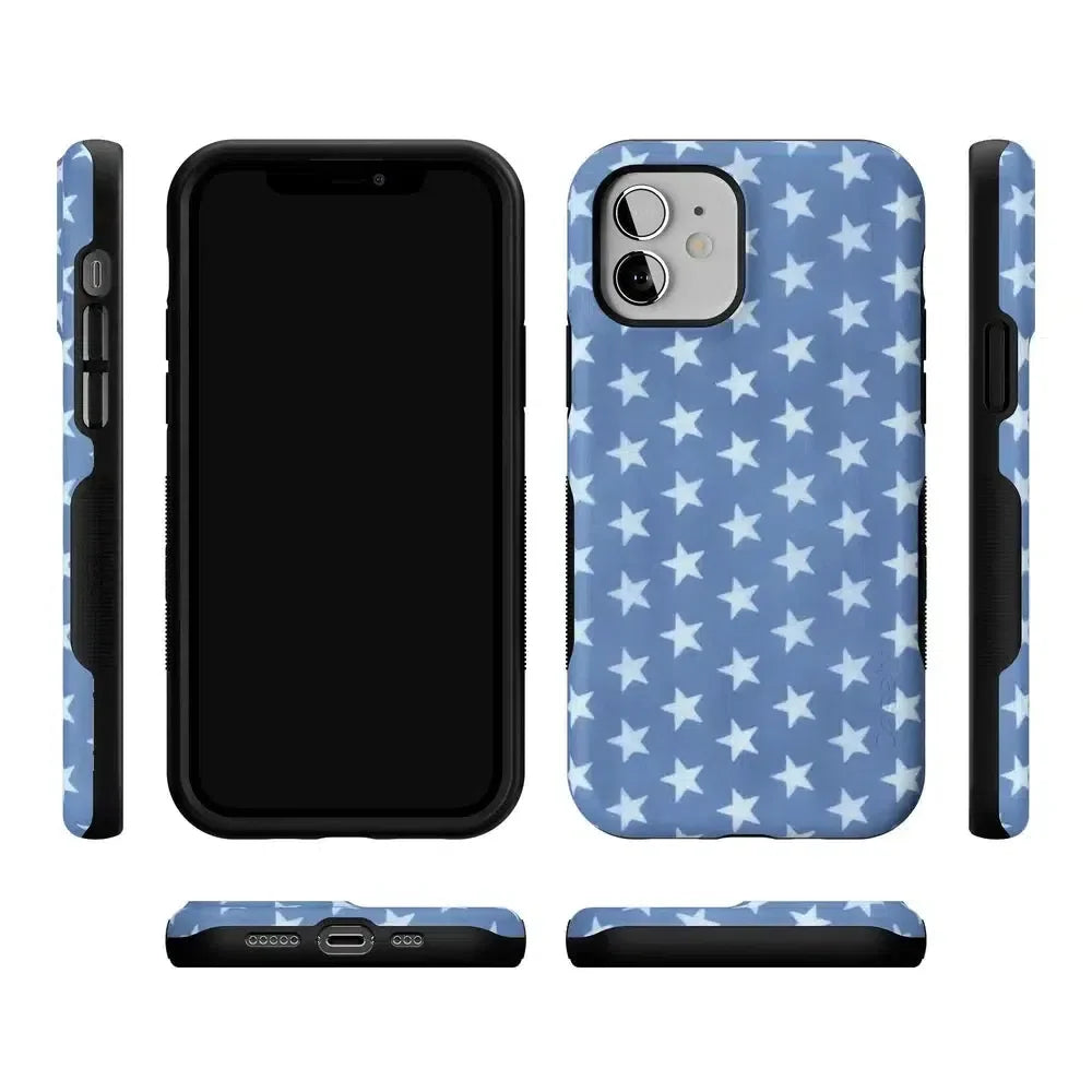 Coastal Blues | Denim Stars Case Phone Case Casetry