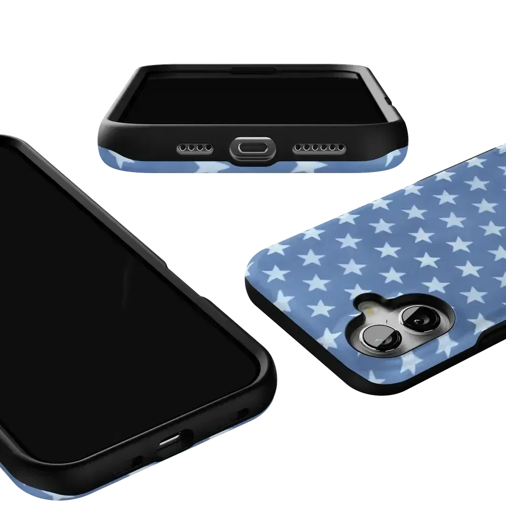 Coastal Blues | Denim Stars Case Phone Case Casetry