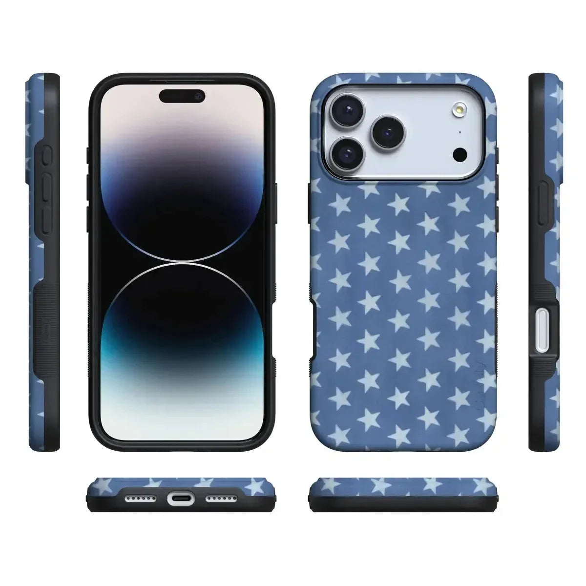 Coastal Blues | Denim Stars Case Phone Case Casetry
