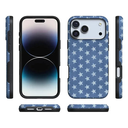 Coastal Blues | Denim Stars Case Phone Case Casetry
