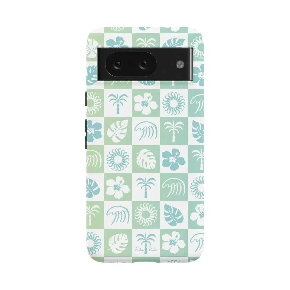 Coastal Checkers | Pura Vida Case iPhone Case get.casely Essential Google Pixel 8