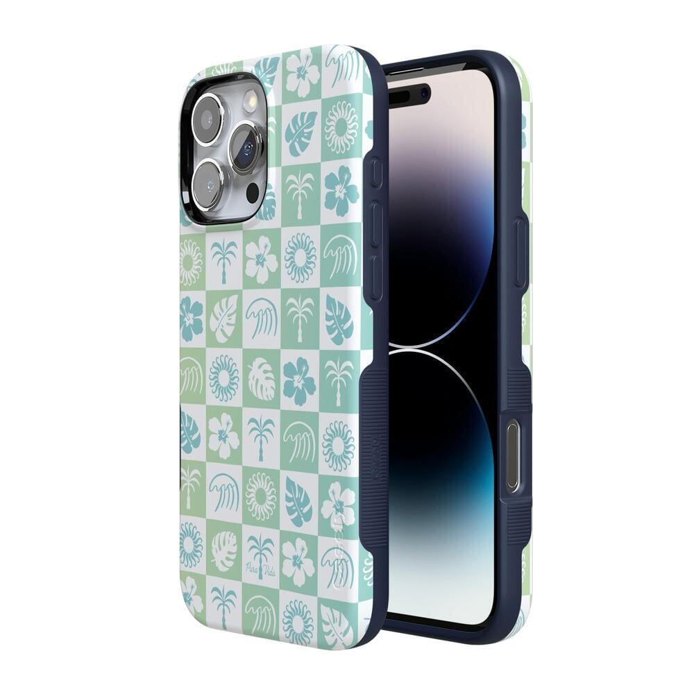 Coastal Checkers | Pura Vida Case iPhone Case get.casely