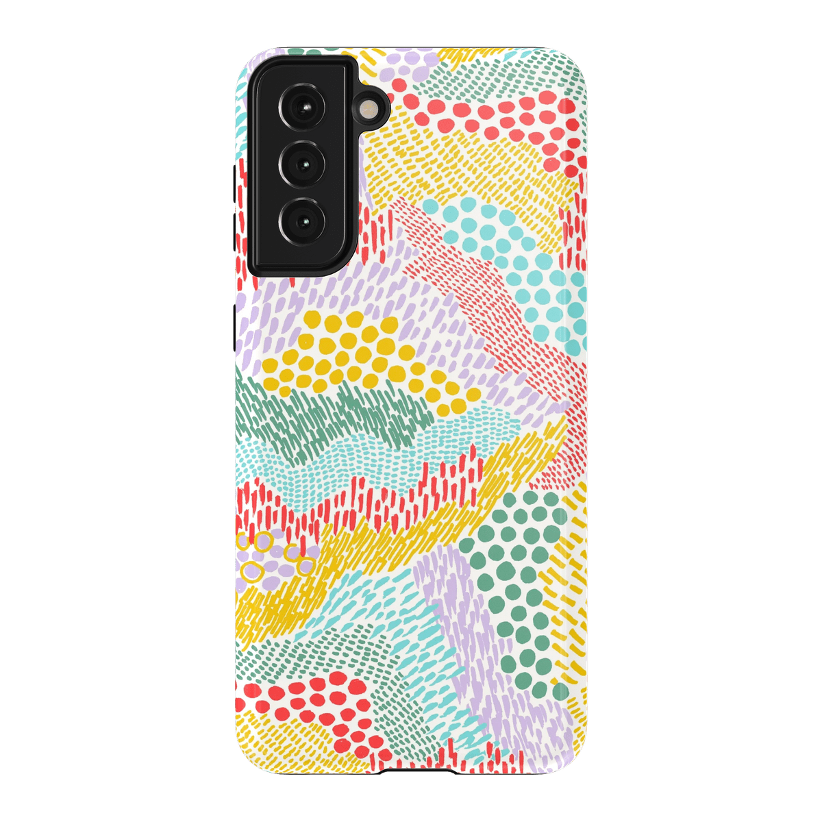 Color Me Happy | Pattern Colorblock Case iPhone Case get.casely