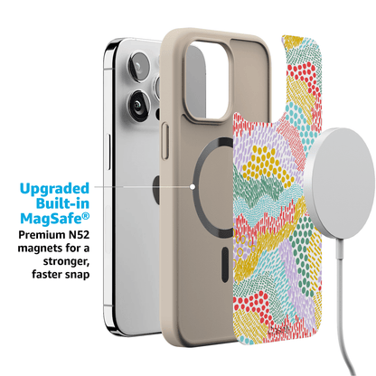 Color Me Happy | Pattern Colorblock Case iPhone Case get.casely