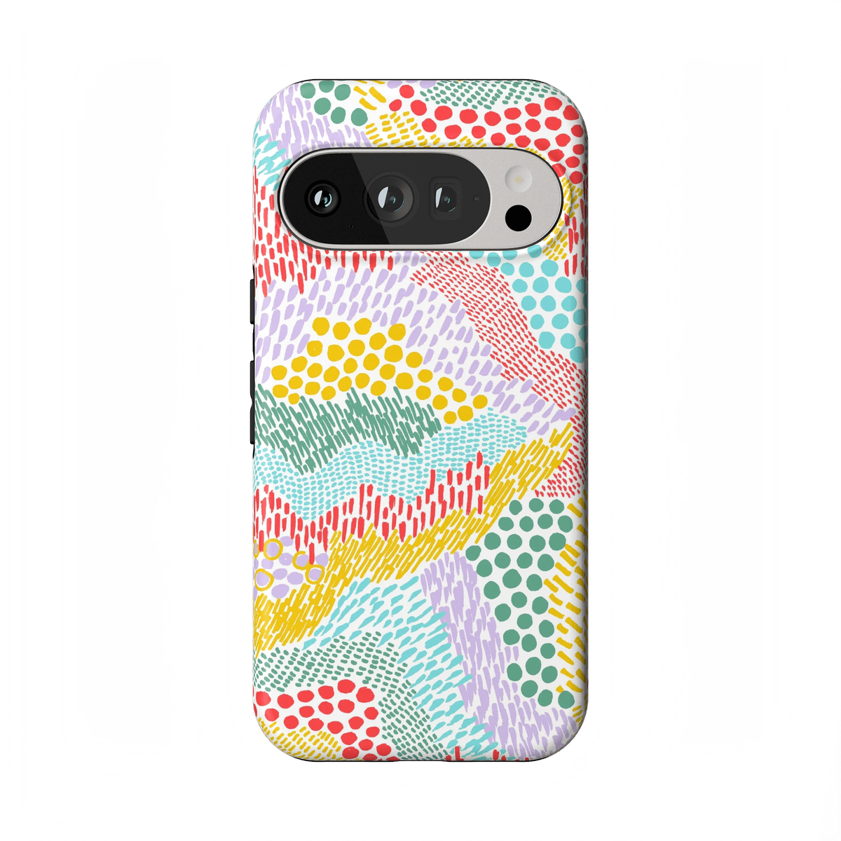 Color Me Happy | Pattern Colorblock Case iPhone Case get.casely