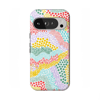 Color Me Happy | Pattern Colorblock Case iPhone Case get.casely