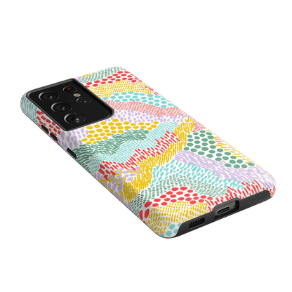 Color Me Happy | Pattern Colorblock Case iPhone Case get.casely