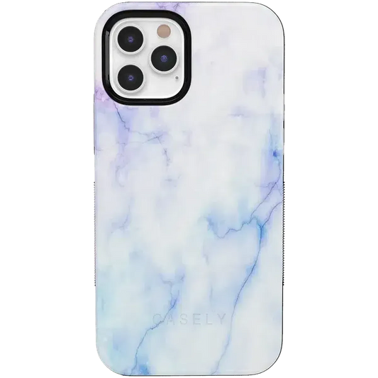 Cotton Candy | Blue & Purple Marble Case iPhone Case get.casely