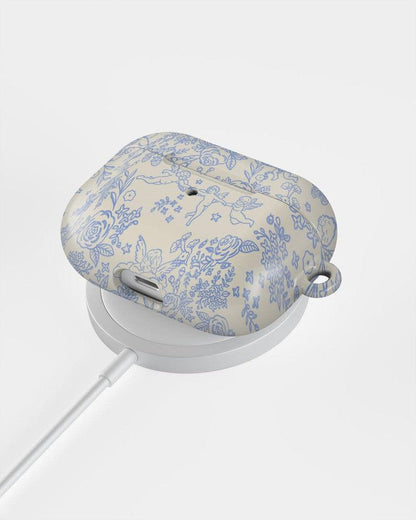 Cupid's Canvas | Periwinkle Floral AirPods Case AirPods Case Casetry