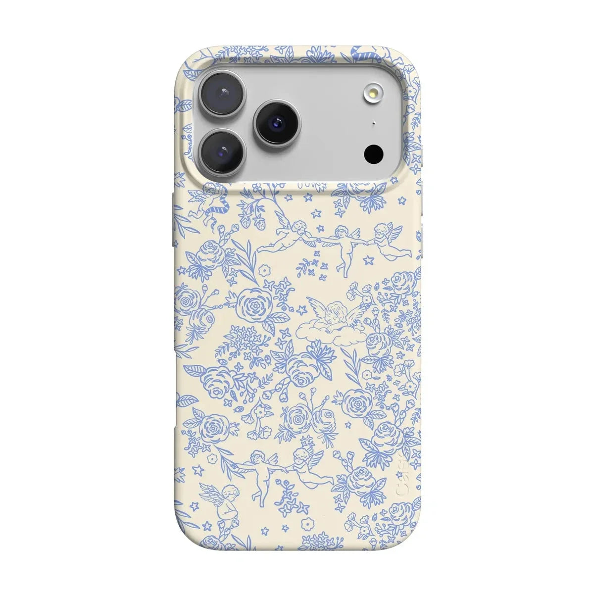 Cupid's Canvas | Periwinkle Floral Case Phone Case Casetry Classic + MagSafe® iPhone 17 Pro Max