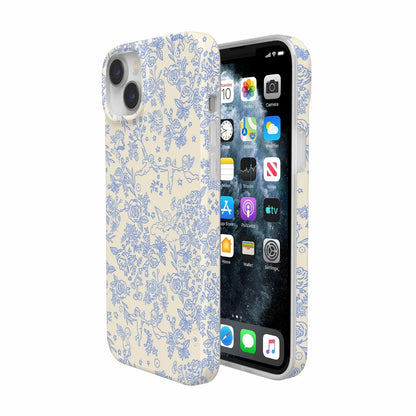 Cupid's Canvas | Periwinkle Floral Case Phone Case Casetry