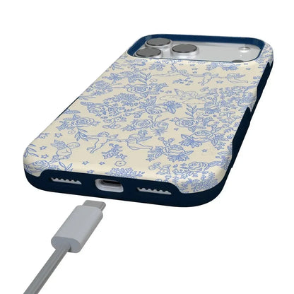 Cupid's Canvas | Periwinkle Floral Case Phone Case Casetry