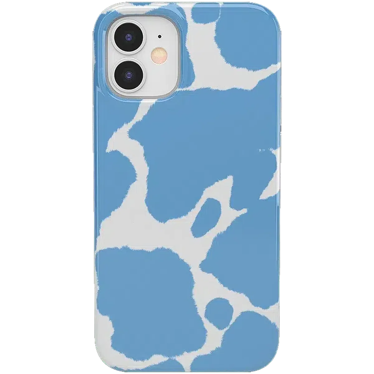 Current MOOd | Light Blue Cow Print Case iPhone Case get.casely Classic iPhone 12