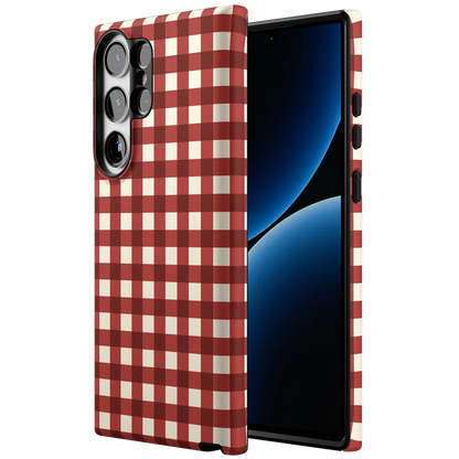 Checked Twice | Red Plaid Case