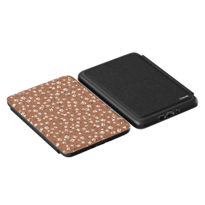 Mocha Meadow | Tiny Flowers Kindle Case