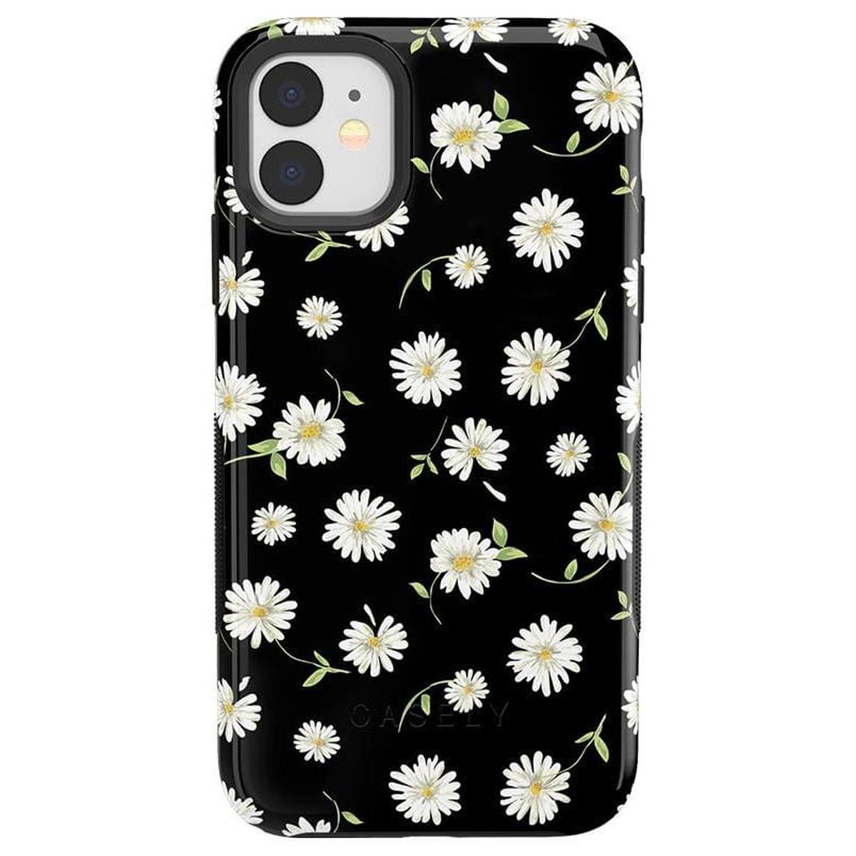 Daisy Daydream | Black Floral Case iPhone Case get.casely Bold iPhone 11