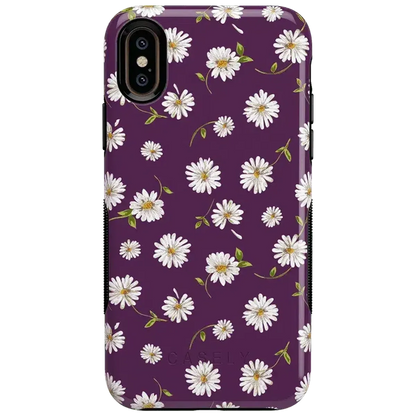 Daisy Daydream | Plum Purple Floral Case iPhone Case get.casely Bold iPhone XS Max