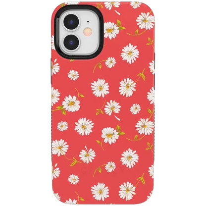 Daisy Daydream | Red Coral Floral Case iPhone Case get.casely Bold iPhone 12 Mini