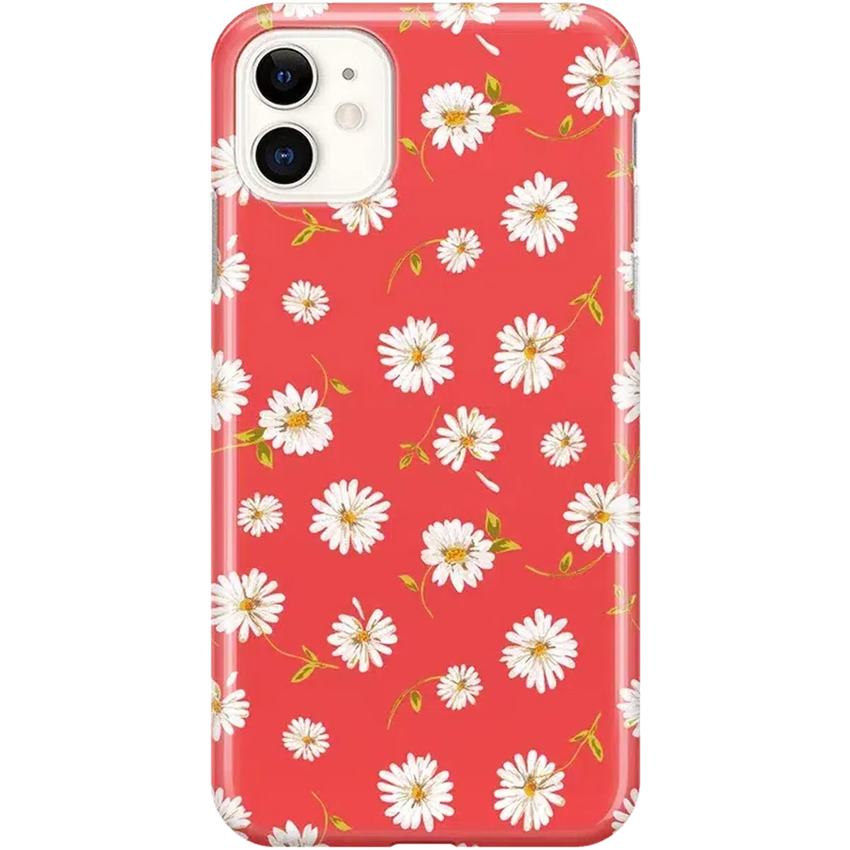 Daisy Daydream | Red Coral Floral Case iPhone Case get.casely Classic iPhone 11