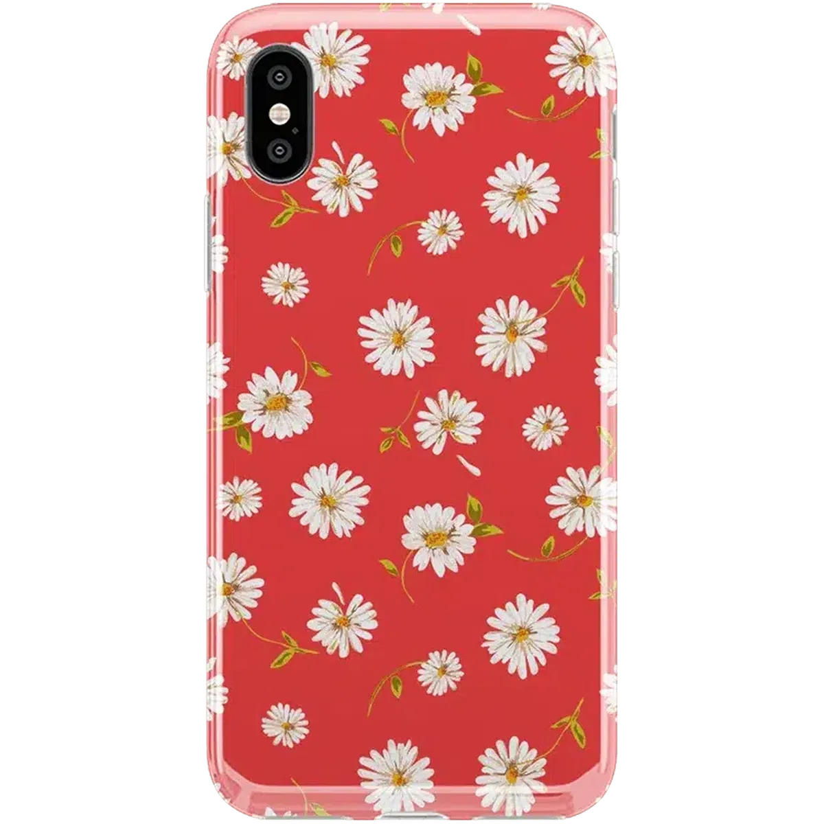 Daisy Daydream | Red Coral Floral Case iPhone Case get.casely Classic iPhone XS Max