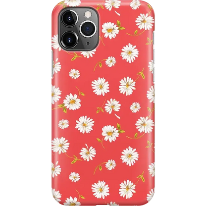 Daisy Daydream | Red Coral Floral Case iPhone Case get.casely