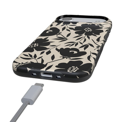 Dark Fantasy | Contrast Floral Case iPhone Case get.casely