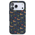 Dashing Doxies | Dachshund Dog Case Phone Case Casetry Bold Flex + MagSafe® iPhone 17 Pro Max