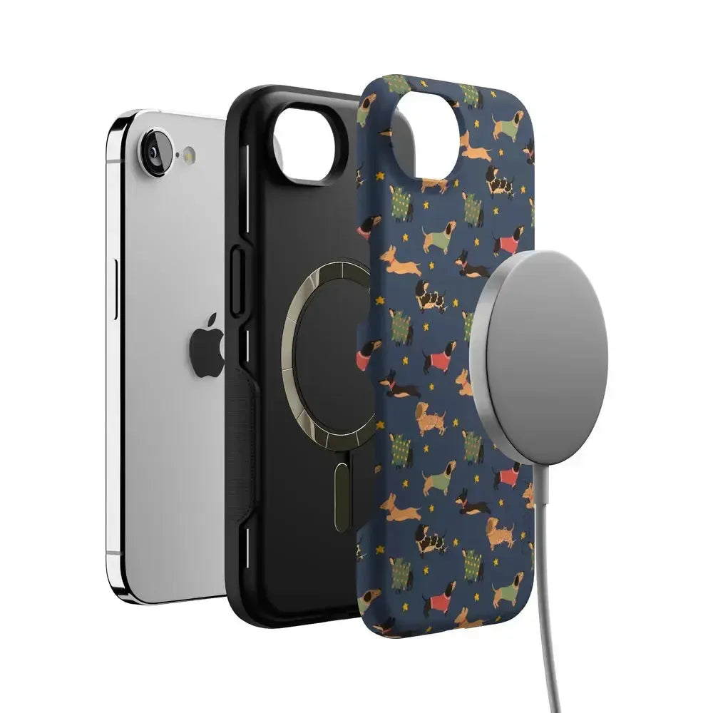 Dashing Doxies | Dachshund Dog Case Phone Case Casetry
