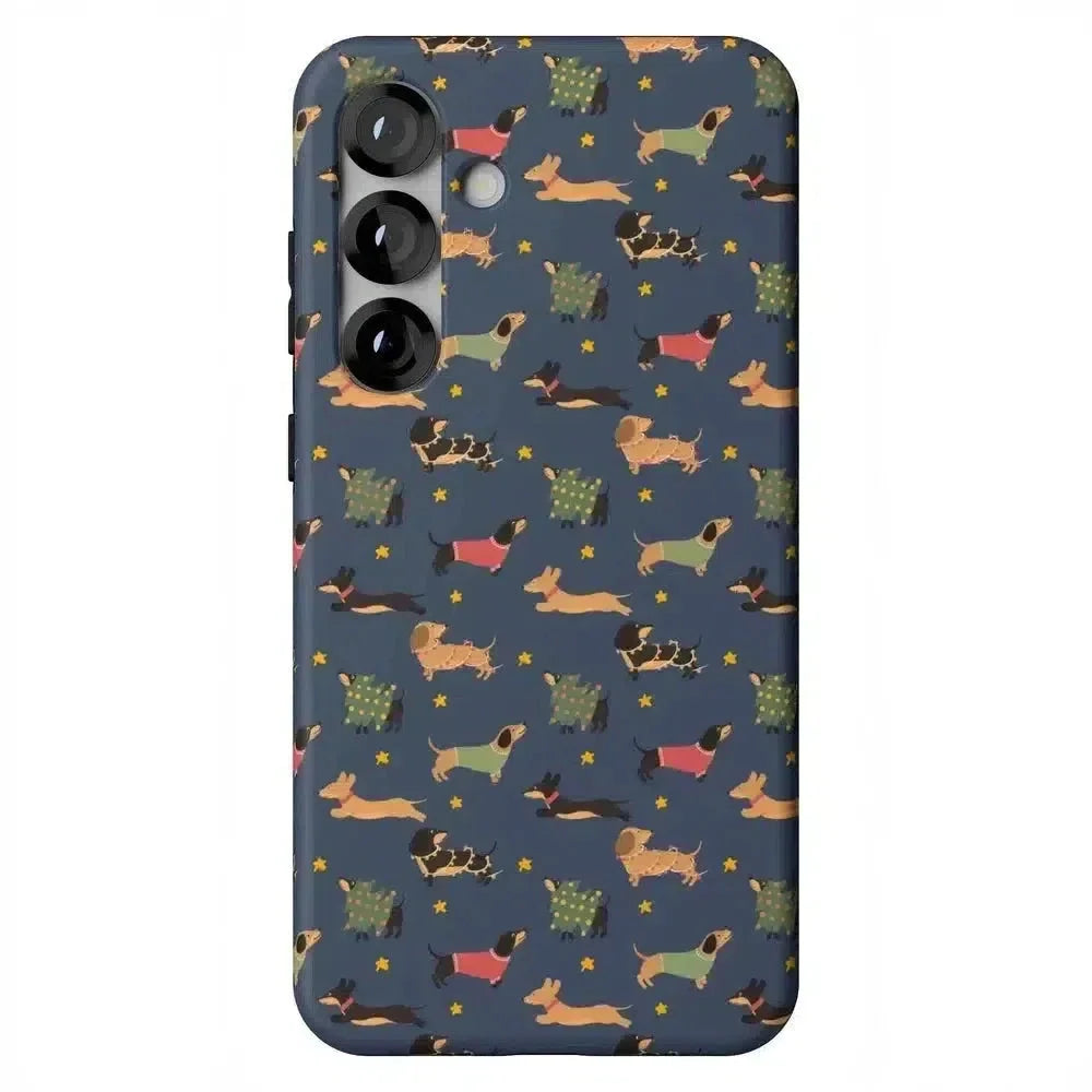 Dashing Doxies | Dachshund Dog Case Phone Case Casetry