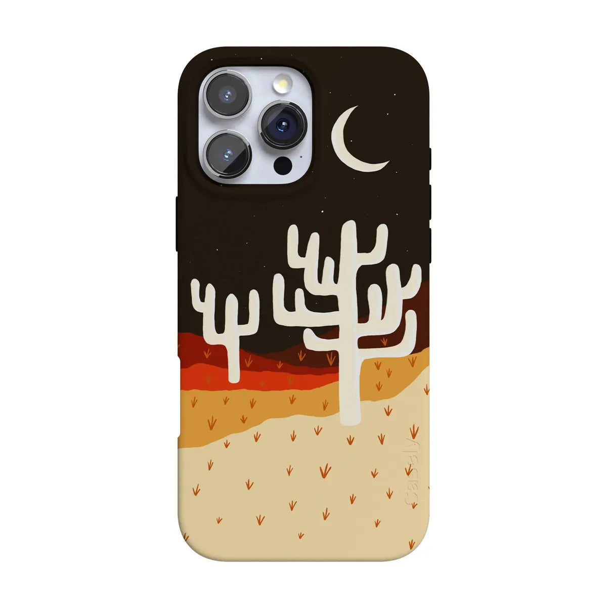 Desert Nights | Cactus Colorblock Case iPhone Case get.casely Classic + MagSafe® iPhone 16 Pro Max