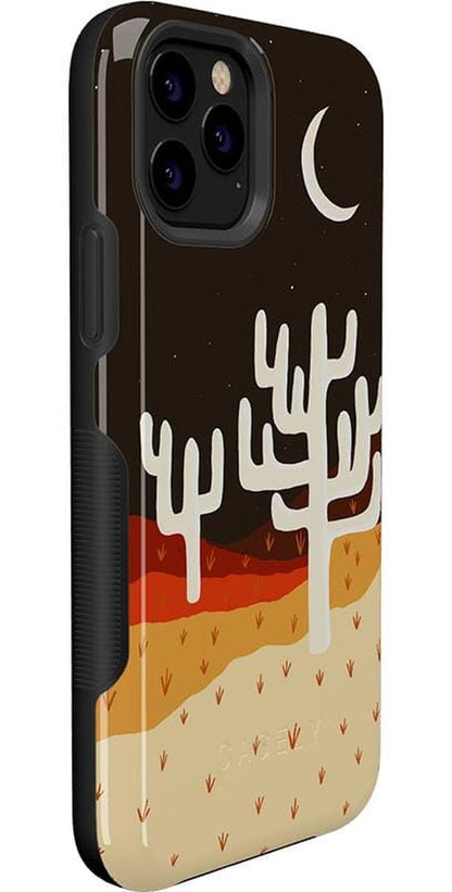 Desert Nights | Cactus Colorblock Case iPhone Case get.casely