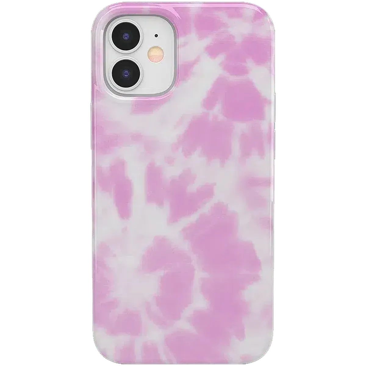 Down for Whatever | Light Pink Tie Dye Case iPhone Case get.casely Classic iPhone 12 Mini