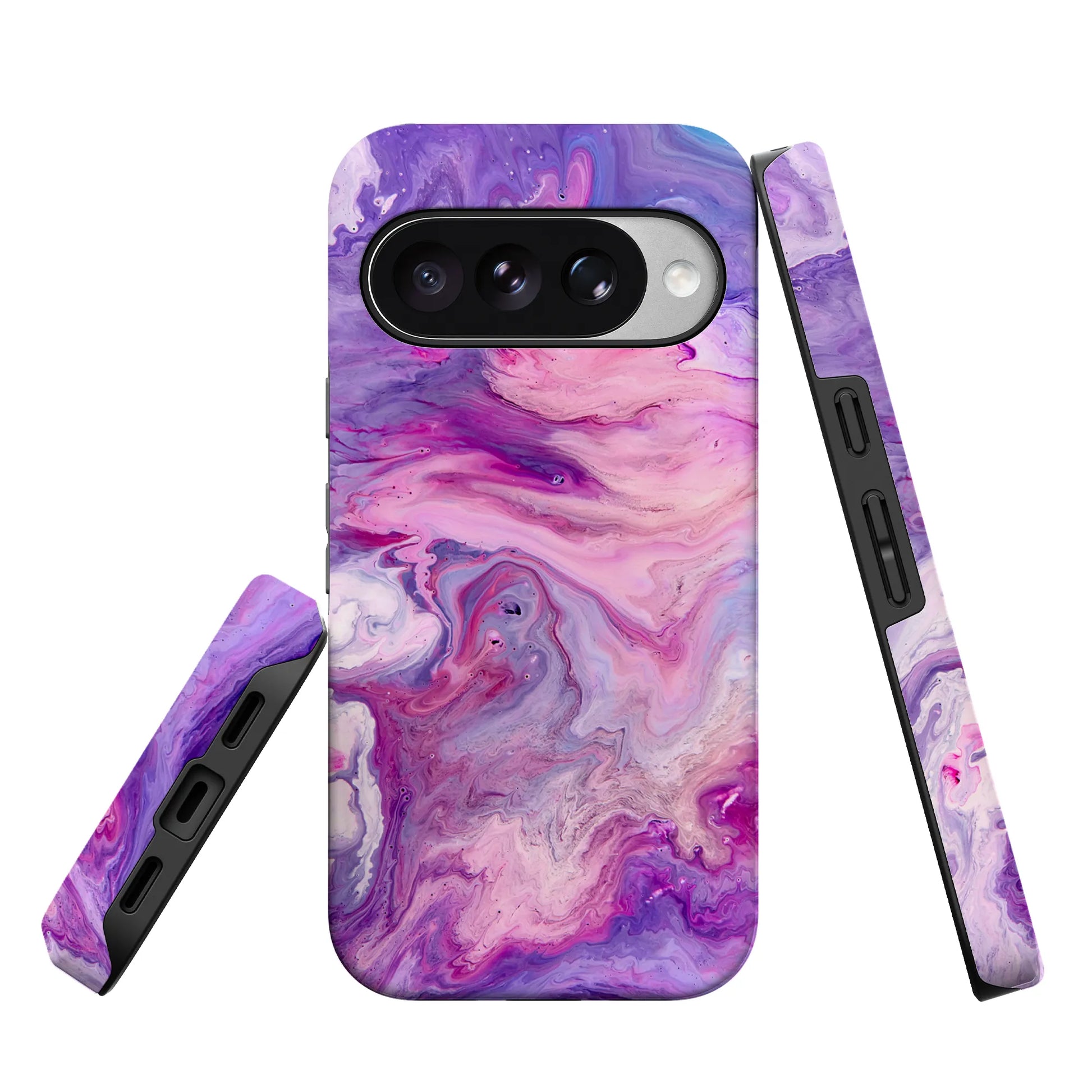 Tie Dying Over You | Purple Marble Google Pixel Case