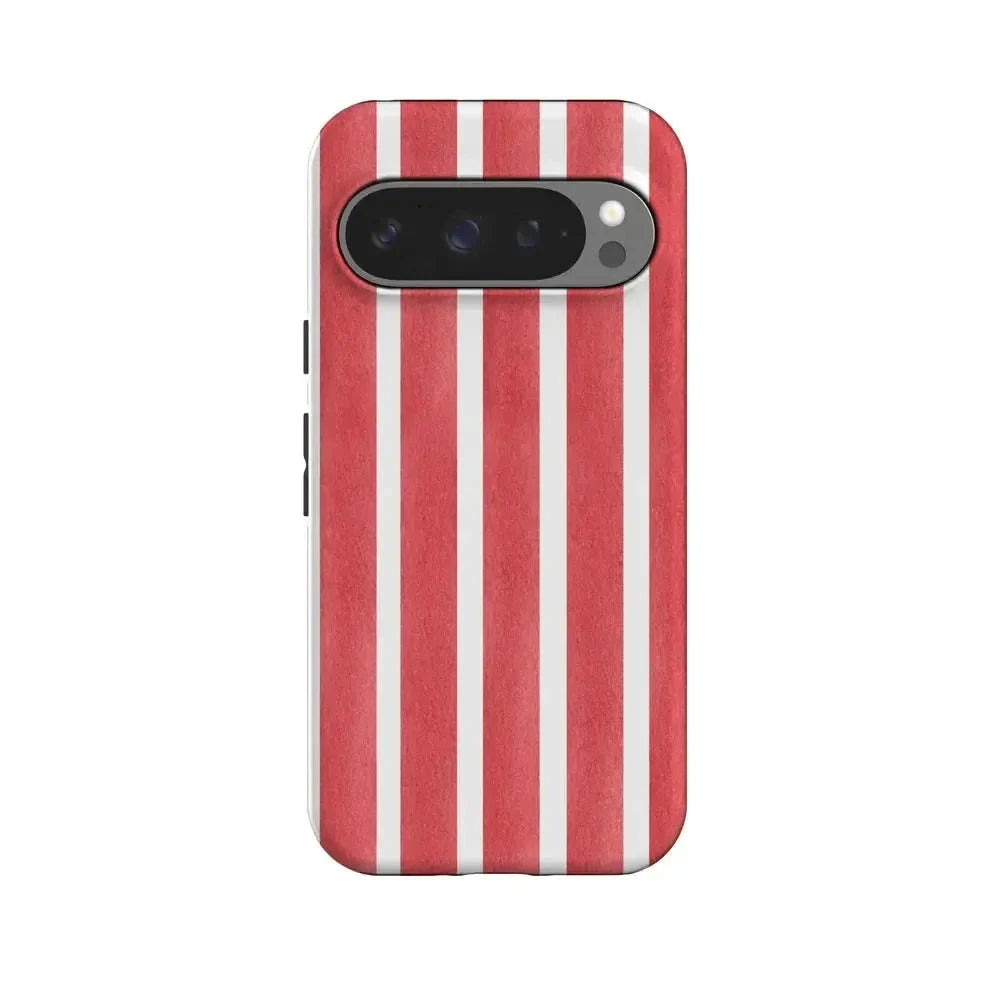 East Coast Summer | Red Stripes Case Phone Case Casetry Essential + MagSafe® Google Pixel 10 Pro