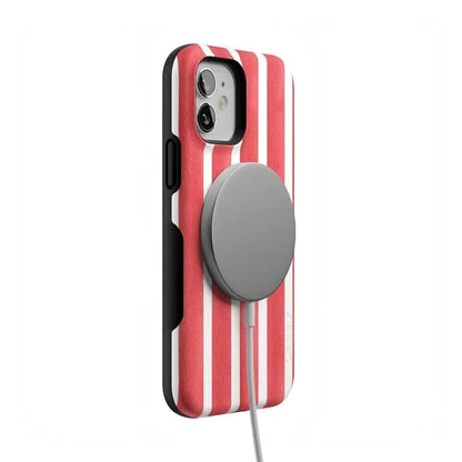 East Coast Summer | Red Stripes Case Phone Case Casetry