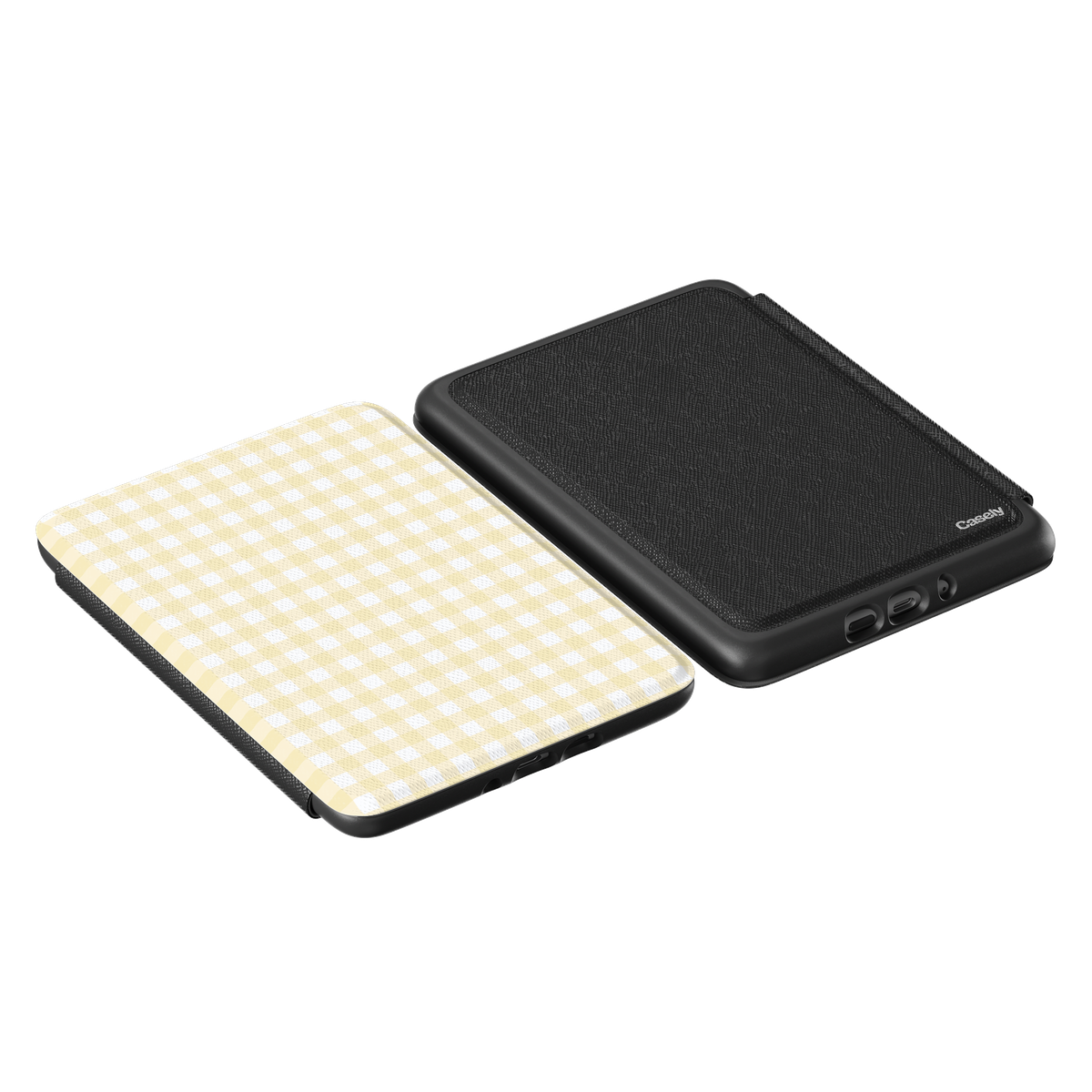 Pastel Picnic | Yellow Gingham Kindle Case