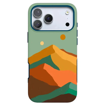 Endless Peaks | Colorblock Mountain Case iPhone Case get.casely Bold Flex + MagSafe® iPhone 17 Pro Max