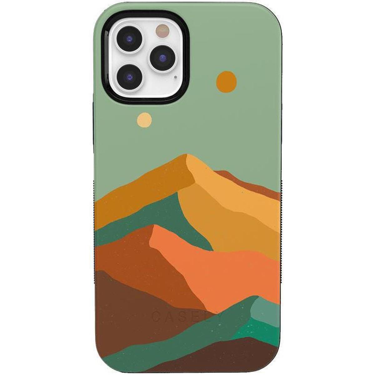 Endless Peaks | Colorblock Mountain Case iPhone Case get.casely Bold + MagSafe® iPhone 12 Pro Max