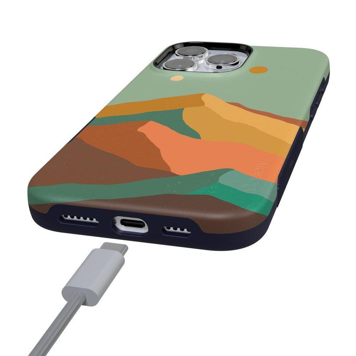 Endless Peaks | Colorblock Mountain Case iPhone Case get.casely