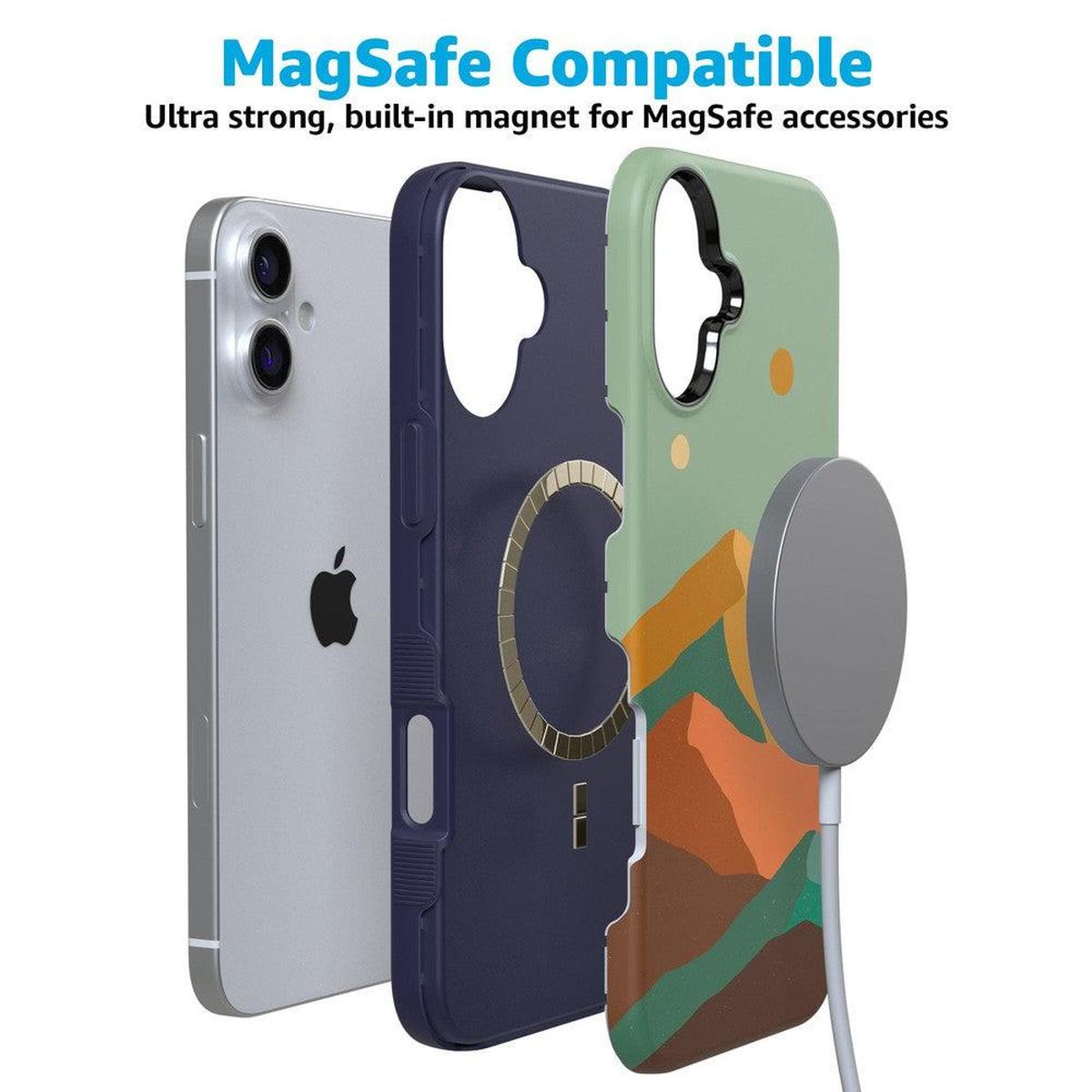Endless Peaks | Colorblock Mountain Case iPhone Case get.casely