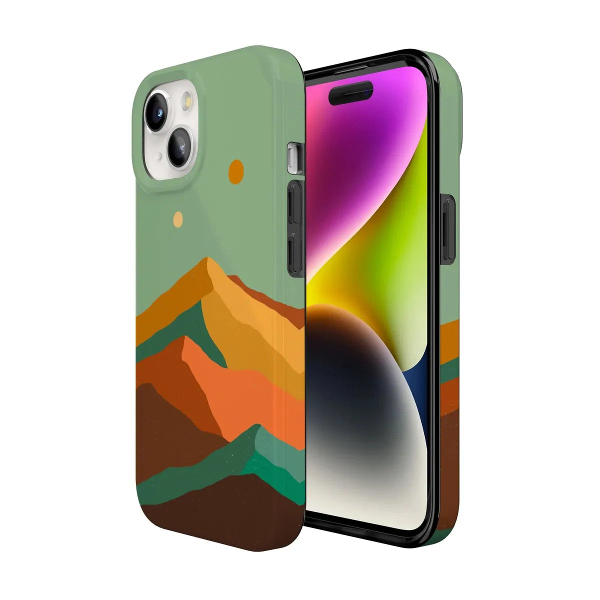 Endless Peaks | Colorblock Mountain Case iPhone Case get.casely
