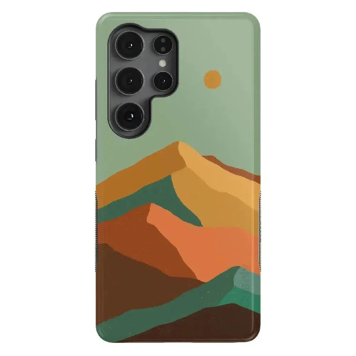 Endless Peaks | Colorblock Mountain Samsung Case Samsung Case Casetry Bold Flex + MagSafe® Galaxy S25 Ultra